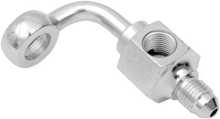 DRAG SPECIALTIES Banjo Fitting - 3/8" x AN3 - 90° - Short 304