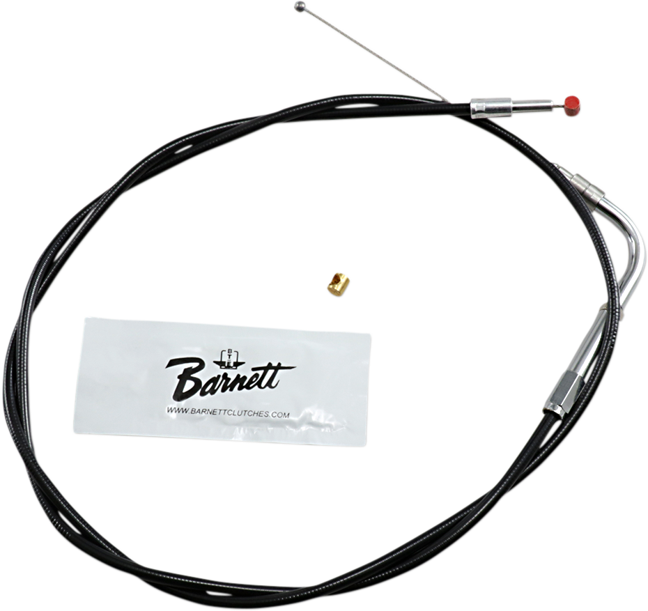 BARNETT Black Vinyl Throttle Cable - +3" Size - 42" Length 101-30-30016-03