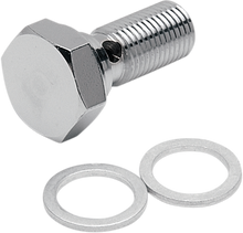 DRAG SPECIALTIES Banjo Bolt - 7/16"-24 w/ step-down to 3/8" 121