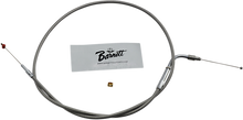 BARNETT Stainless Steel Throttle Cable - '02-'07 FLH 102-30-30016