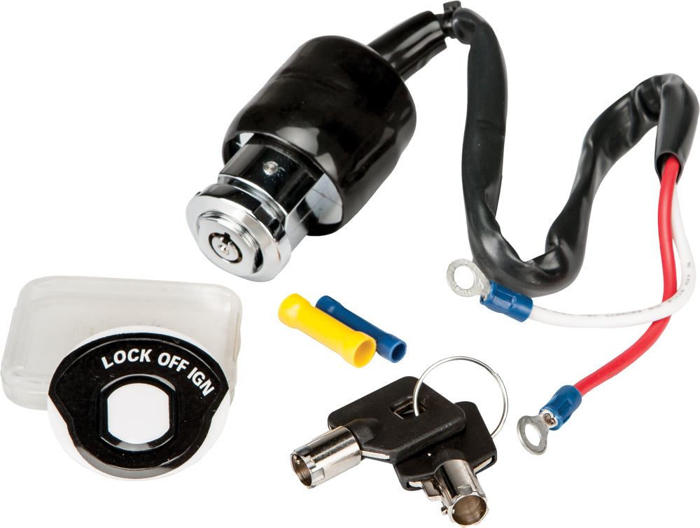 Round Key Ignition 2 Position Chrome Fx 91 93