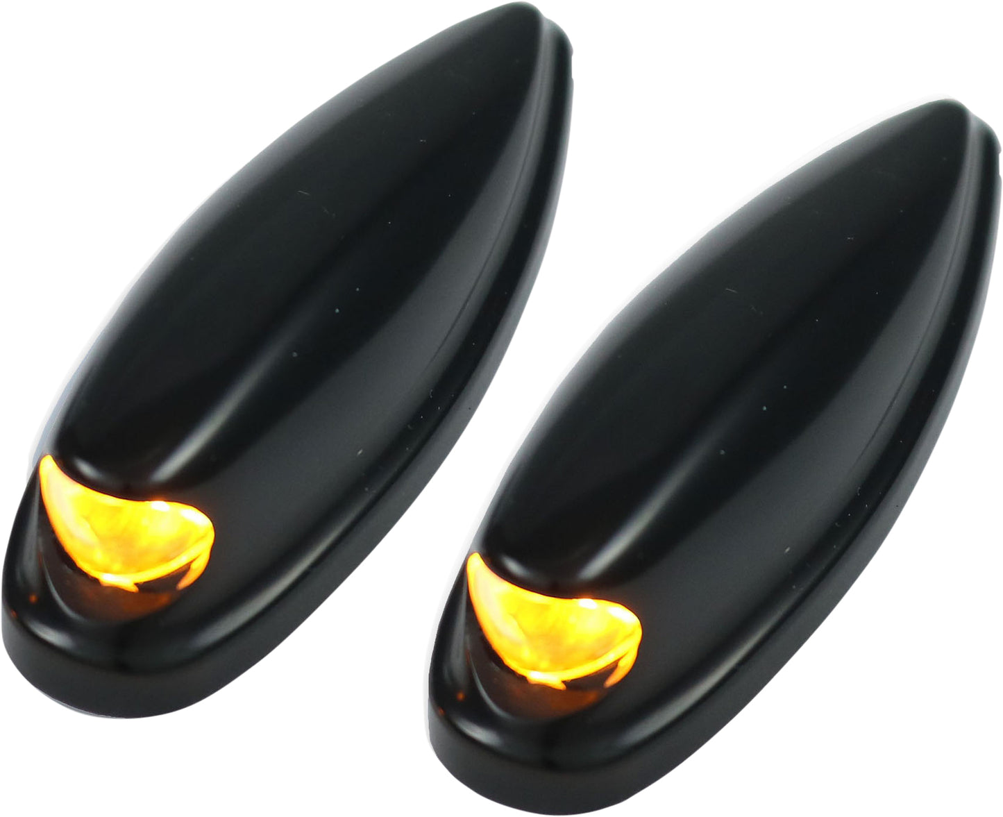 Turn Signal Bullet Black `98 13 Fltr