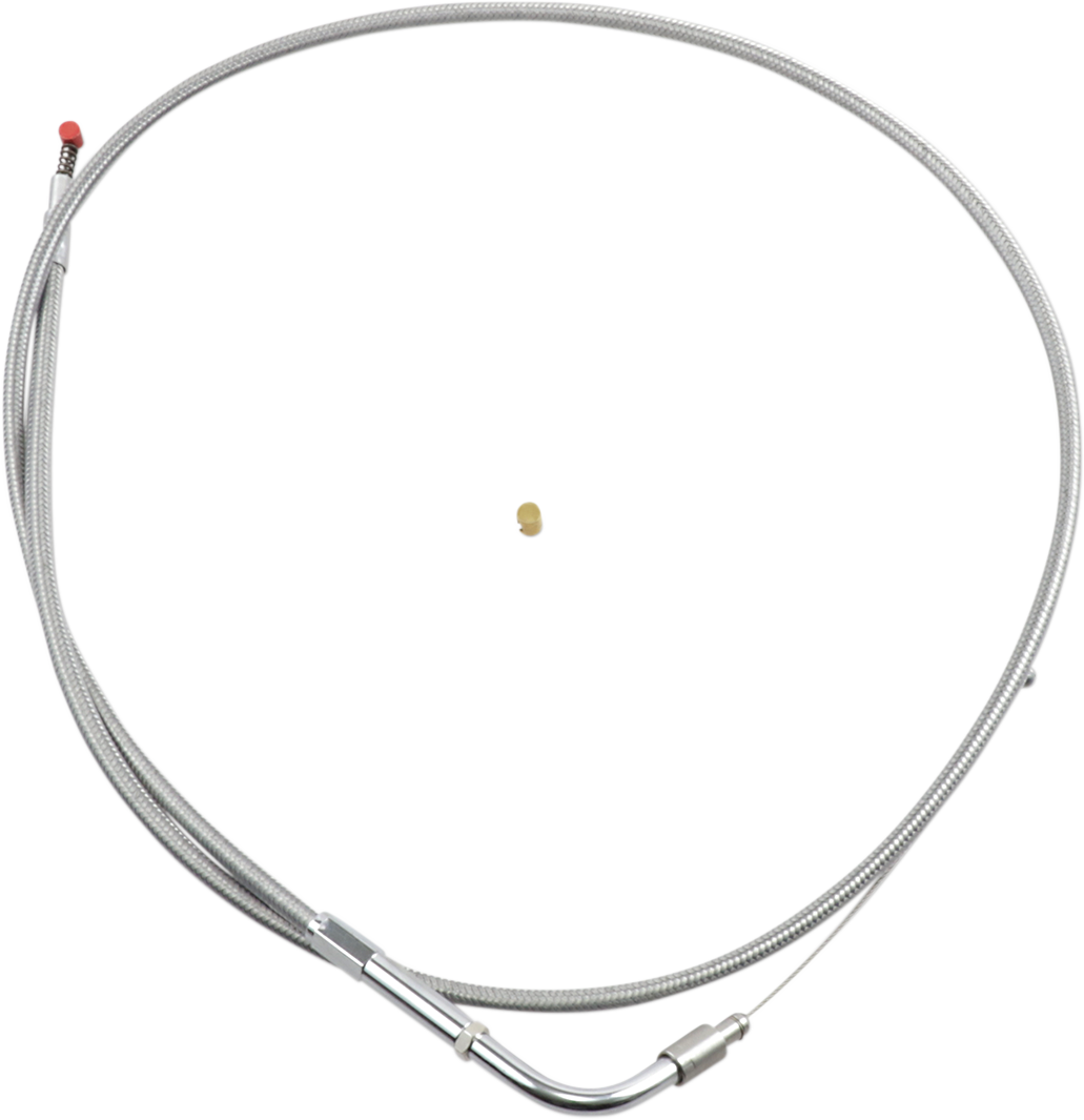 BARNETT Stainless Steel Idle Cable - '02-'07 FLH 102-30-40016