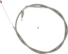 BARNETT Stainless Steel Idle Cable - +3" - '02-'07 FLH 102-30-40016-03