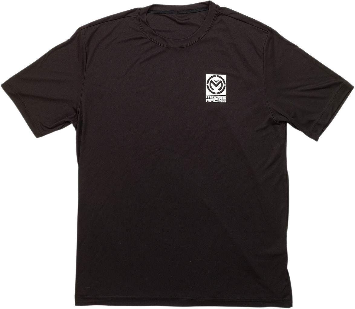 MOOSE OFFROAD Distinction T-Shirt - Black - Large 3030-18546