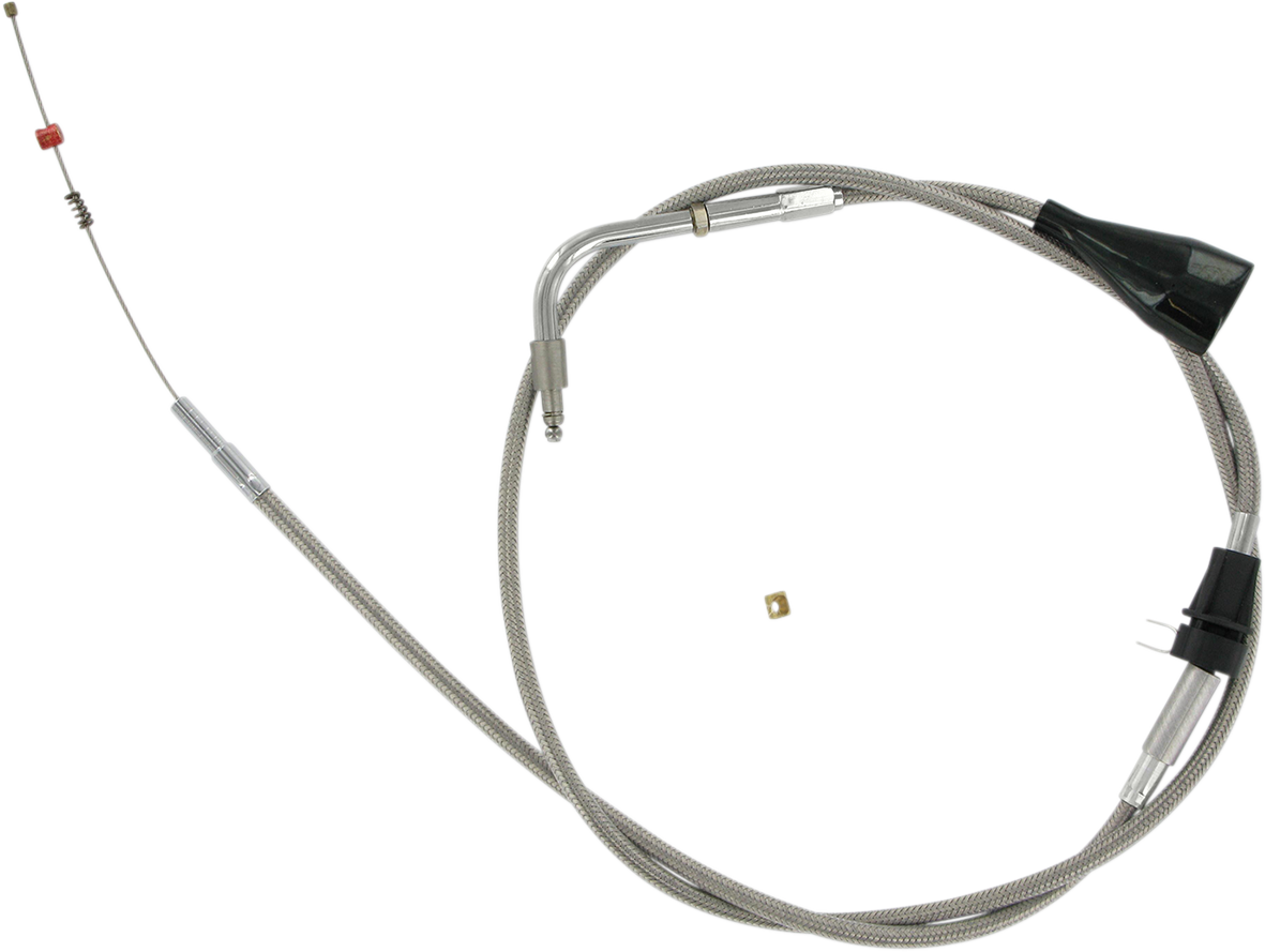 BARNETT Stainless Steel Idle Cable - Cruise - +6" - '02-'07 FLH 102-30-41001-06