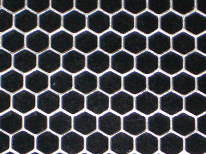 Aluminum Mesh Sheet 18" X 18" Honeycomb