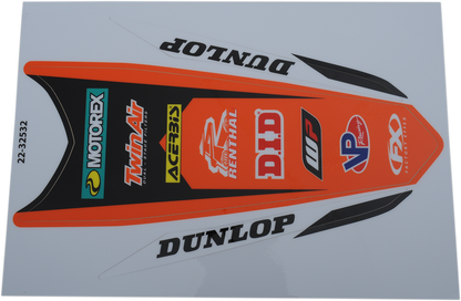 FACTORY EFFEX Rear Fender Graphic - KTM 22-32532