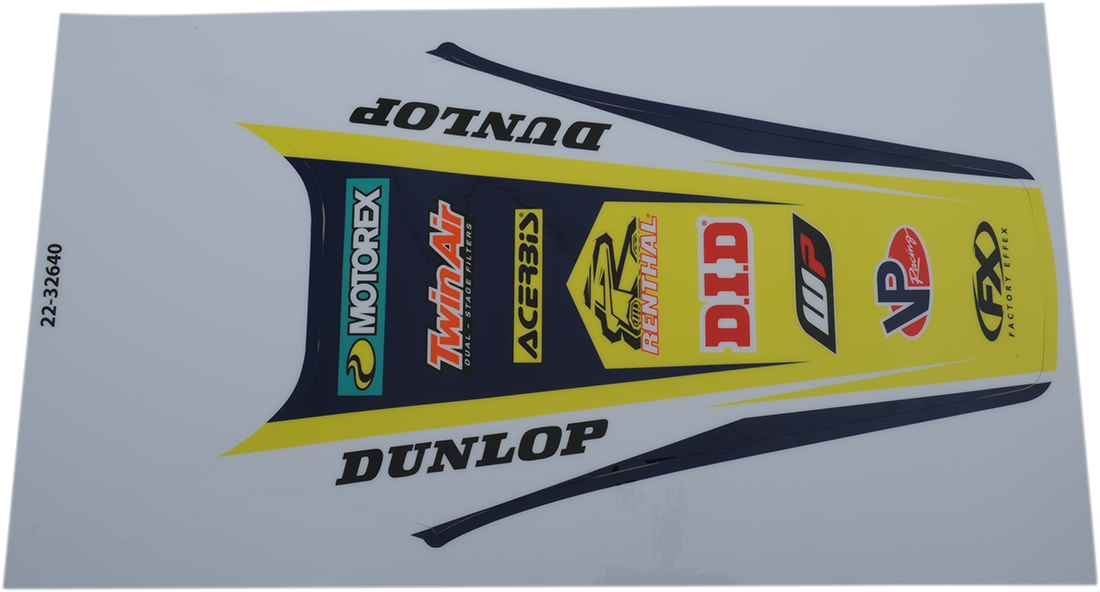 FACTORY EFFEX Rear Fender Graphic - Husqvarna 22-32640