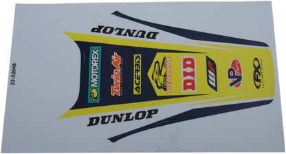 FACTORY EFFEX Rear Fender Graphic - Husqvarna 22-32640