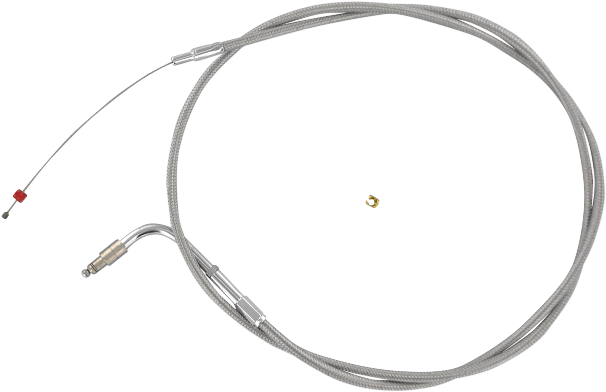 BARNETT Stainless Steel Throttle Cable - +6" - '02-'07 Touring 102-30-30018-06