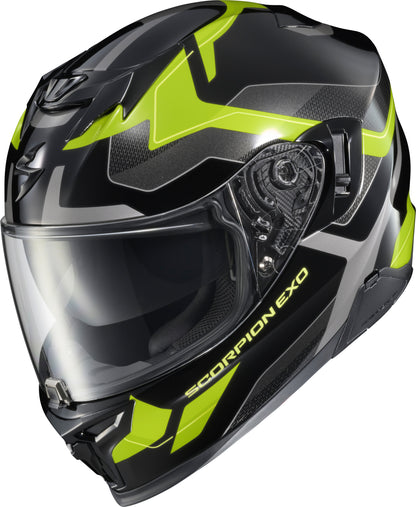 Exo T520 Full Face Helmet Zuse Black/Hi Viz Xl