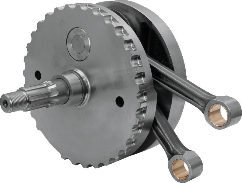 S&S Cycle 99-06 BT 4in Stroke Flywheel Assembly w/ Sprocket Shaft Bearing