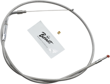 BARNETT Stainless Steel Throttle Cable - +6" - '01-'15 Softail 102-30-30012-06