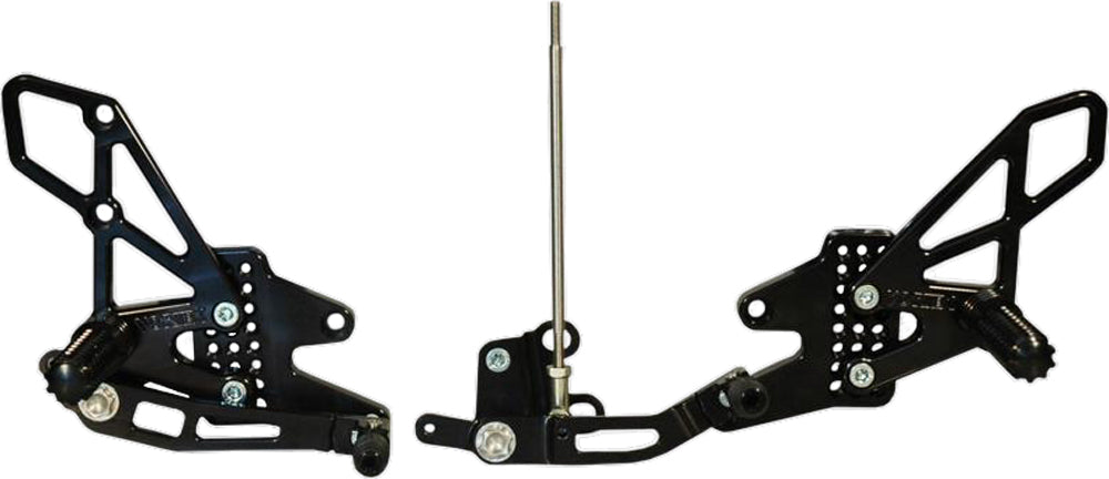 Rear Set Complete Blk Yam