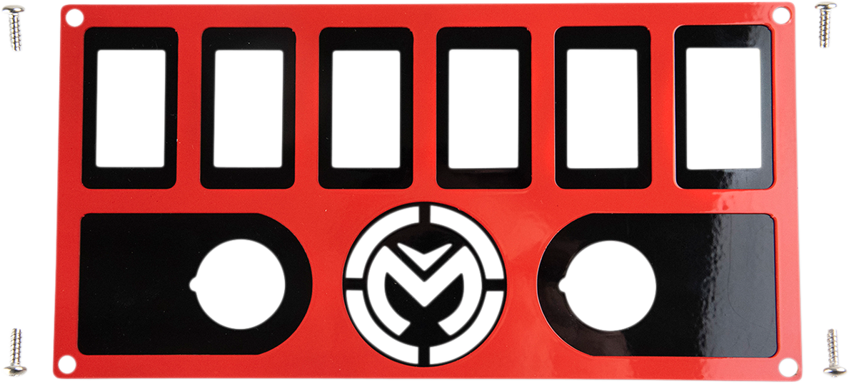 MOOSE OFFROAD Dash Plate - Red 400-1209-PU