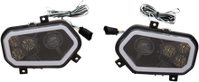 MOOSE OFFROAD LED Headlight - Black - Polaris 100-3373-PU