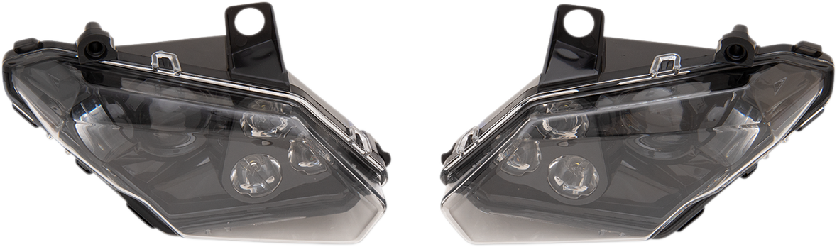 MOOSE OFFROAD LED Headlight - Black - Can AM X3 500-1230-PU
