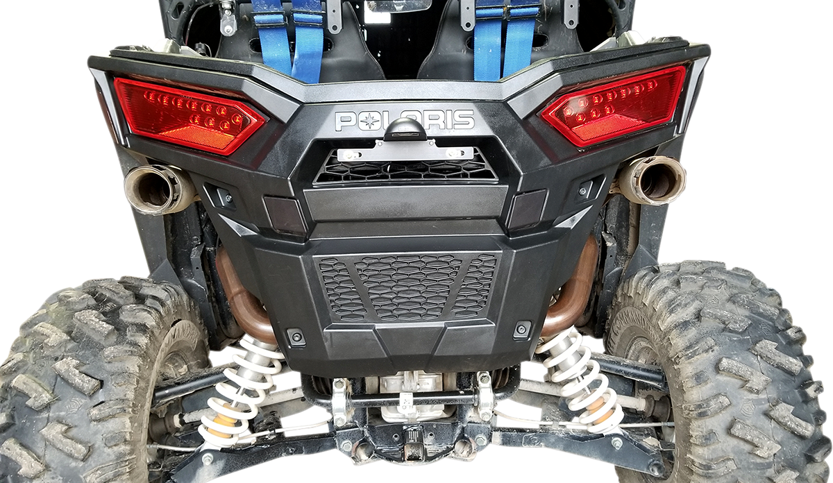 MOOSE OFFROAD LED License Plate Bracket - Black LP-L75CBM