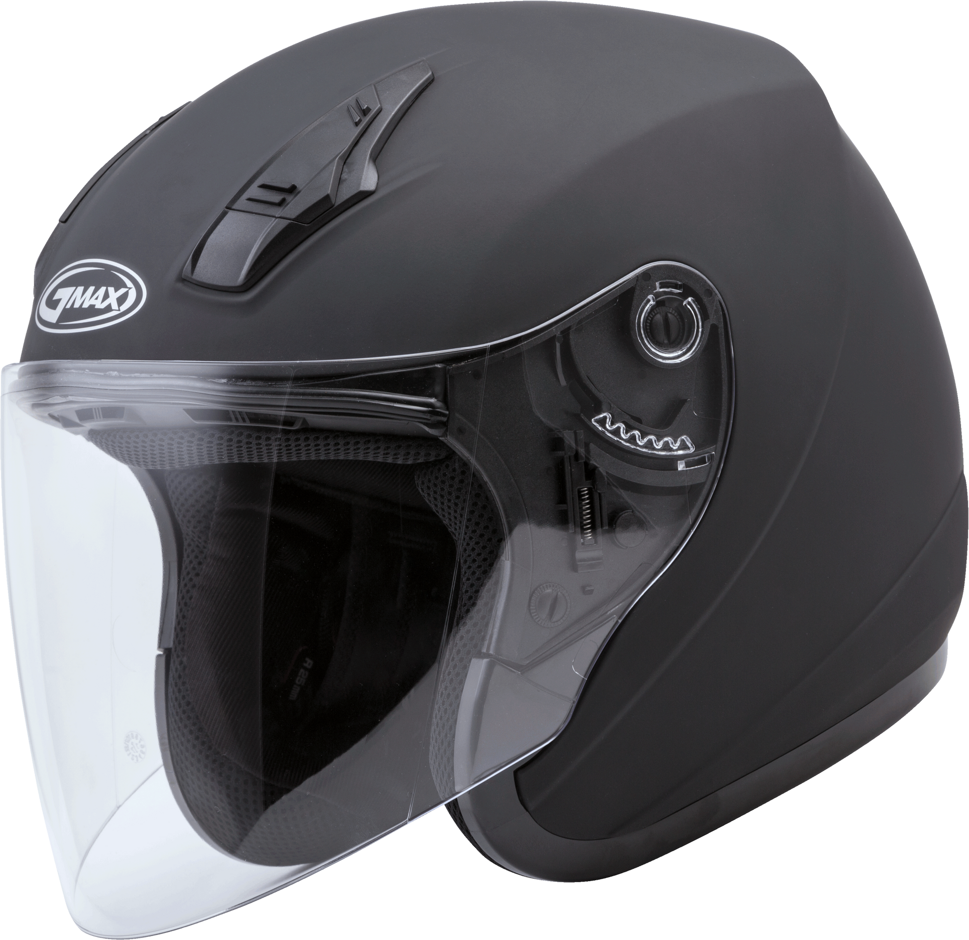 Of 17 Open Face Helmet Matte Black Lg