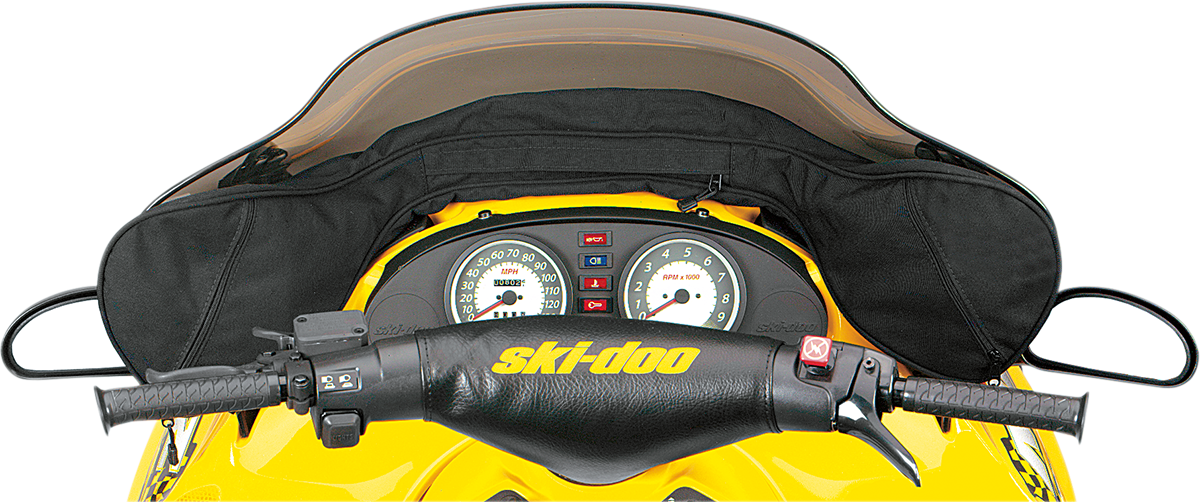PARTS UNLIMITED Snowmobile Windshield Bag - Black - Ski-Doo '97-'01 0710-0076