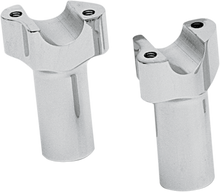 DRAG SPECIALTIES Buffalo Billet Aluminum Handlebar Risers - 3" - Chrome 18031511