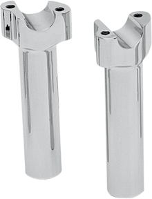 DRAG SPECIALTIES Buffalo Billet Aluminum Handlebar Risers - 6" - Chrome 18031512