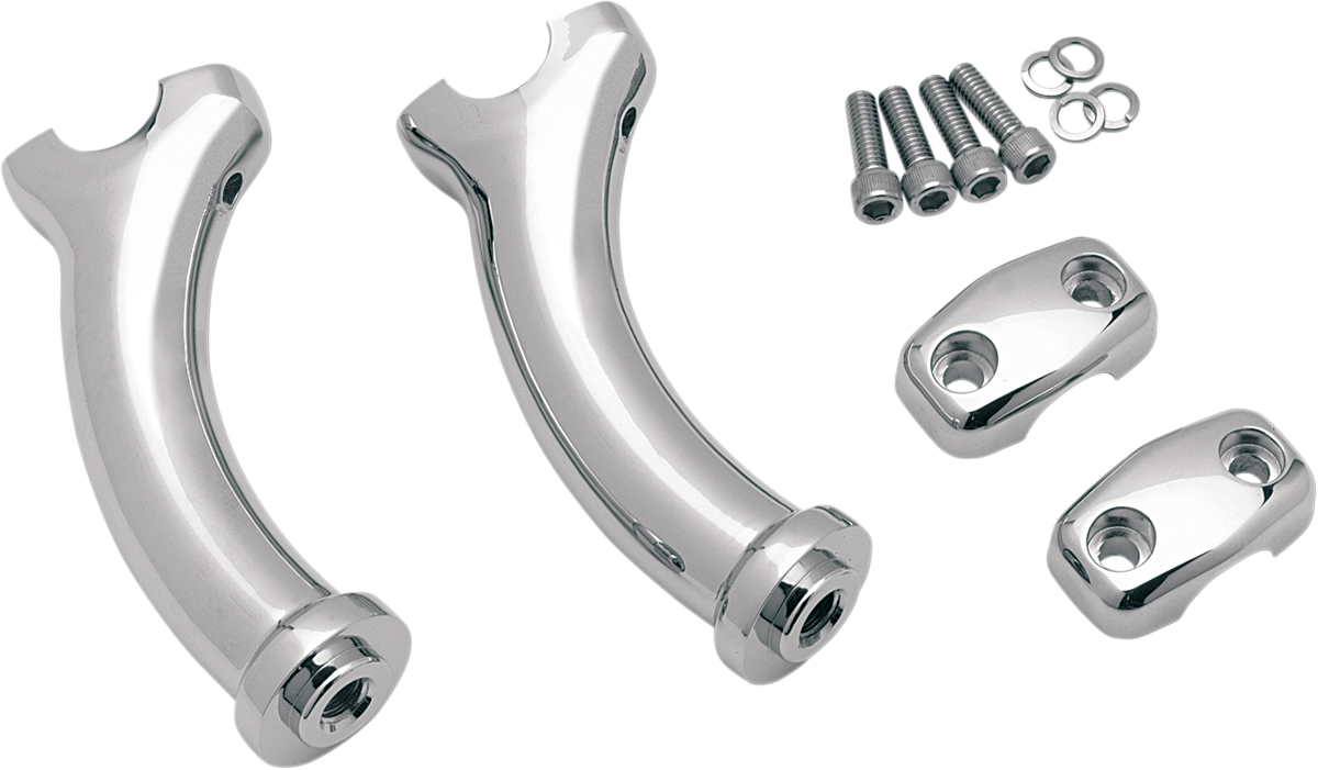 DRAG SPECIALTIES 5-1/2" Deuce Style Handlebar Risers - 2" 56033-00