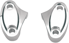 DRAG SPECIALTIES Handlebar Riser Clamp - Two-Piece - Chrome 56057-00