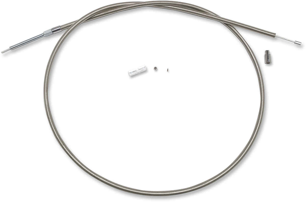 MAGNUM SHIELDING BYO™ Build Your Own™ Clutch Cable Kit - 74" - Sportster - Braided Stainless Steel 398661