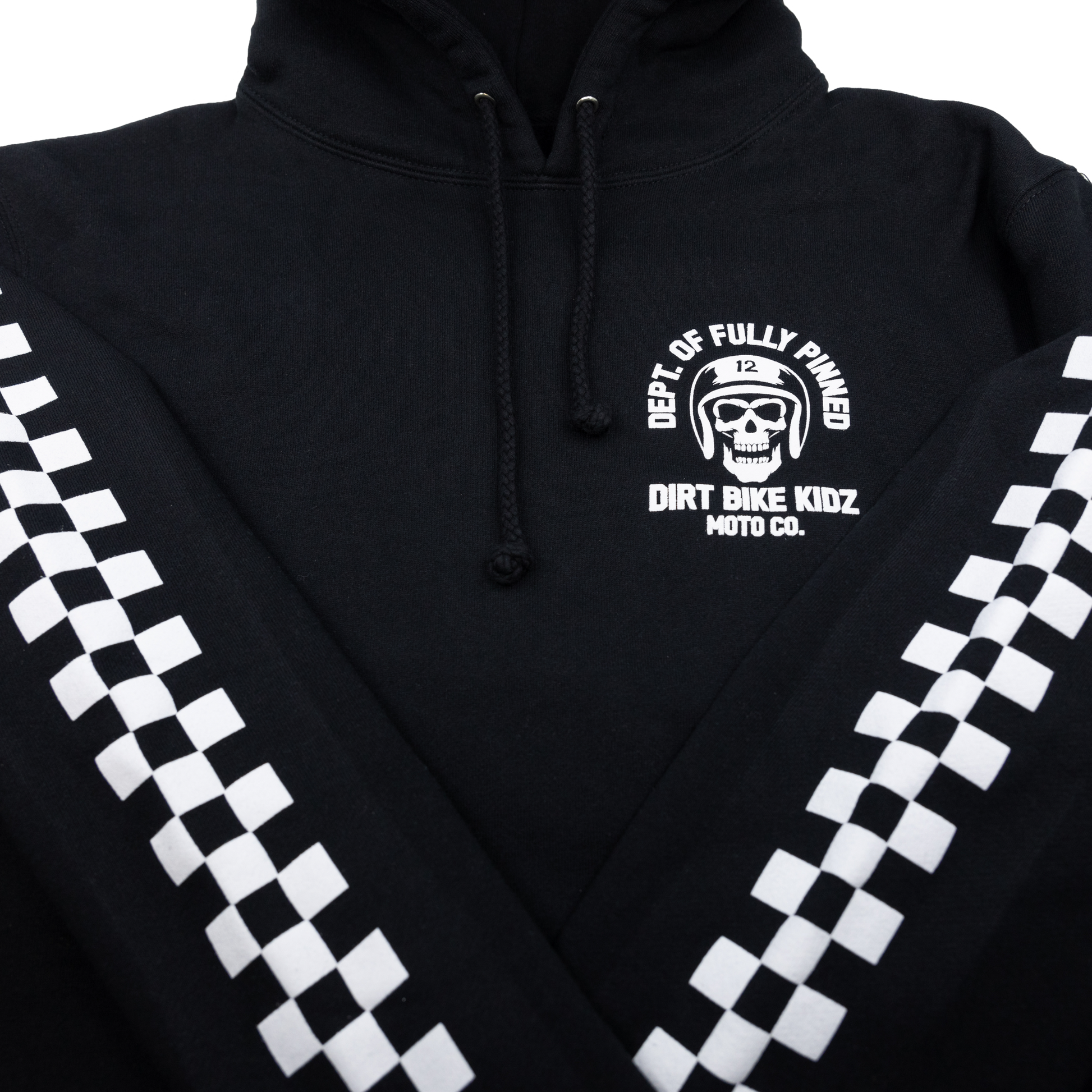 Fully Pinned Hoodie Black 2x