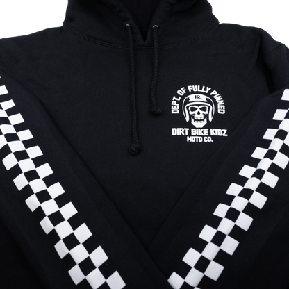 Fully Pinned Youth Hoodie Black Ys