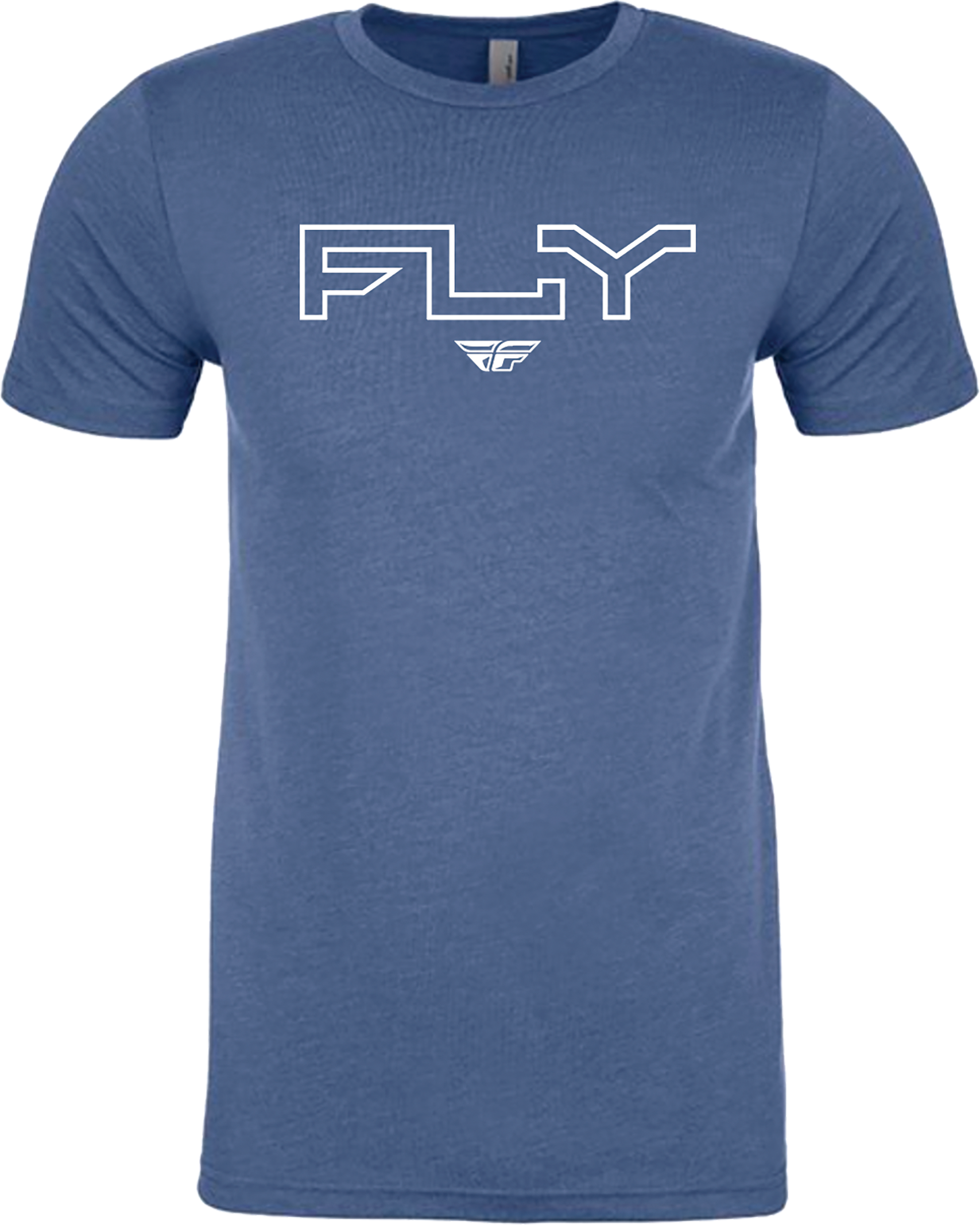 Fly Edge Tee Cool Blue Heather Sm