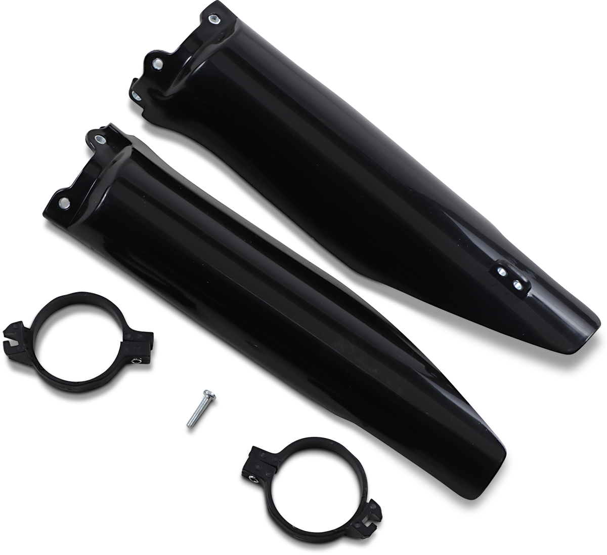 UFO Fork Tube Protectors - Black - KX 125/250 - '04-'07 KA03760-001