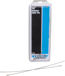 DRAG SPECIALTIES Tie Wraps - Stainless Steel - 14" 304-0514-D