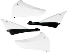 UFO Upper Radiator Shrouds - White/Black YA04823-046