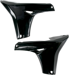 UFO Lower Radiator Shrouds - Black YA04824-001