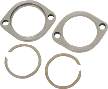 DRAG SPECIALTIES Exhaust Flange Kit - Polished Stainless Steel 74545S