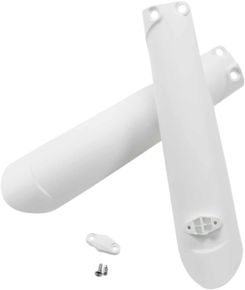 UFO Fork Tube Protectors - White KT04055042