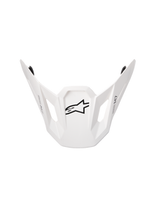 Sm7 Solid Visor Ece06 White Glossy