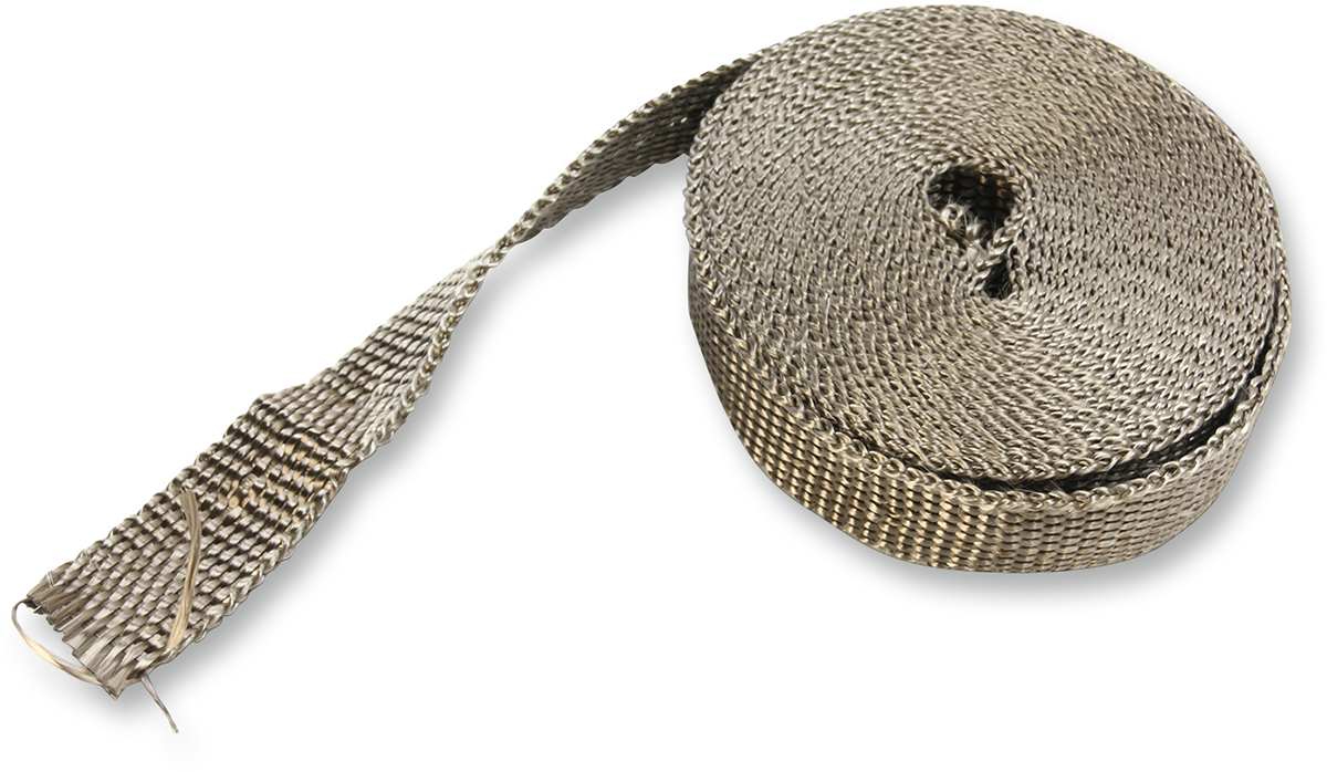 DRAG SPECIALTIES Woven Basalt Exhaust Wrap Kit - Bronze - 1" x 25' 504-1025