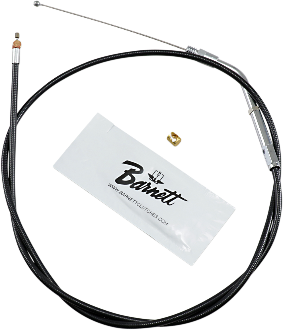 BARNETT Black Vinyl Throttle Cable - +6" Size - 38" Length 101-30-30005-06