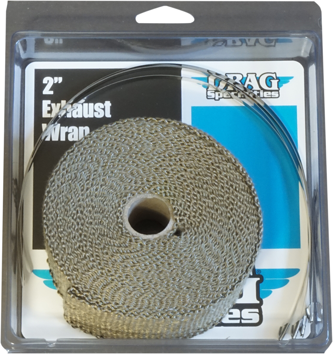 DRAG SPECIALTIES Woven Basalt Exhaust Wrap Kit - Bronze - 2" x 25' 504-2025