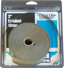 DRAG SPECIALTIES Woven Basalt Exhaust Wrap Kit - Bronze - 2" x 25' 504-2025