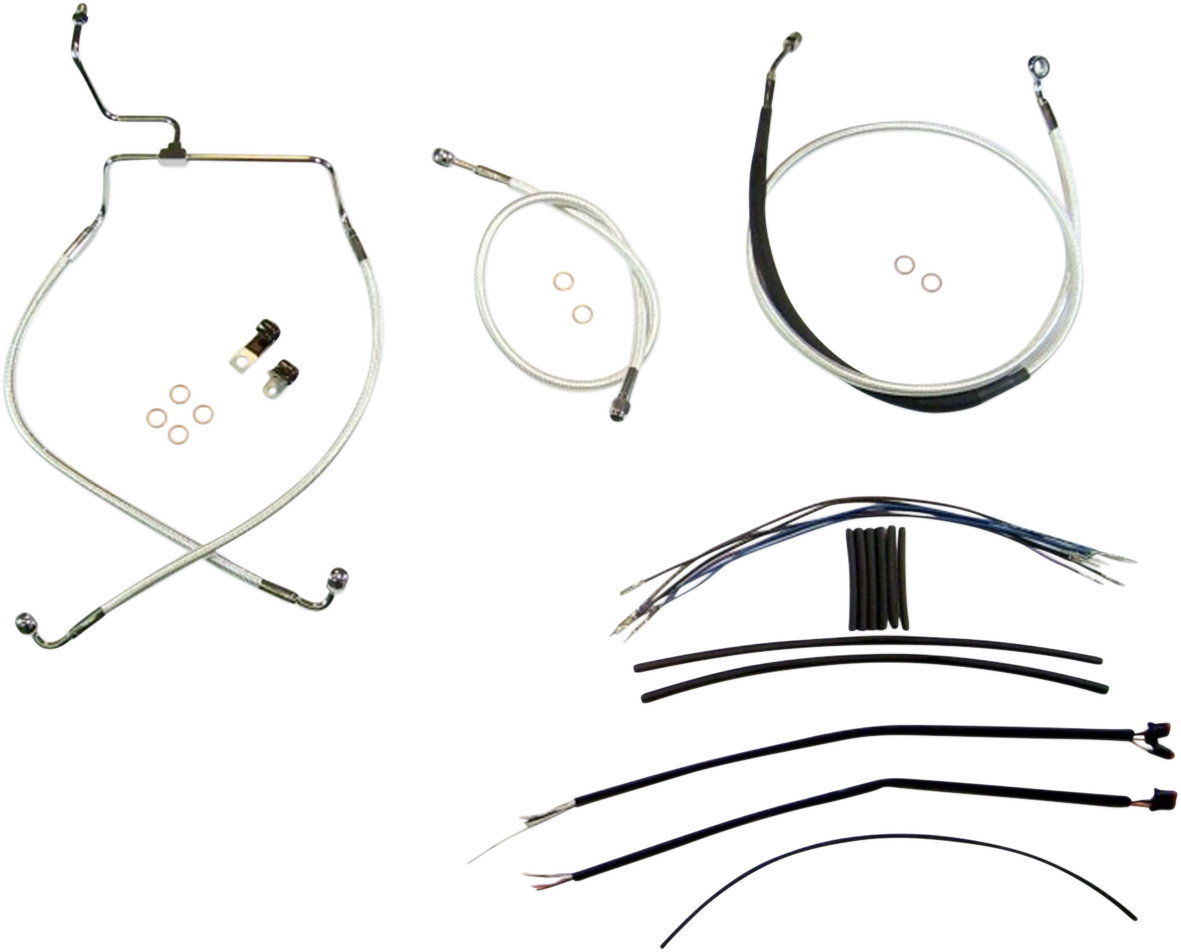 MAGNUM SHIELDING Sterling Chromite II® Designer Handlebar Installation Kit - 12"-14" - '15 FLTRX 387551