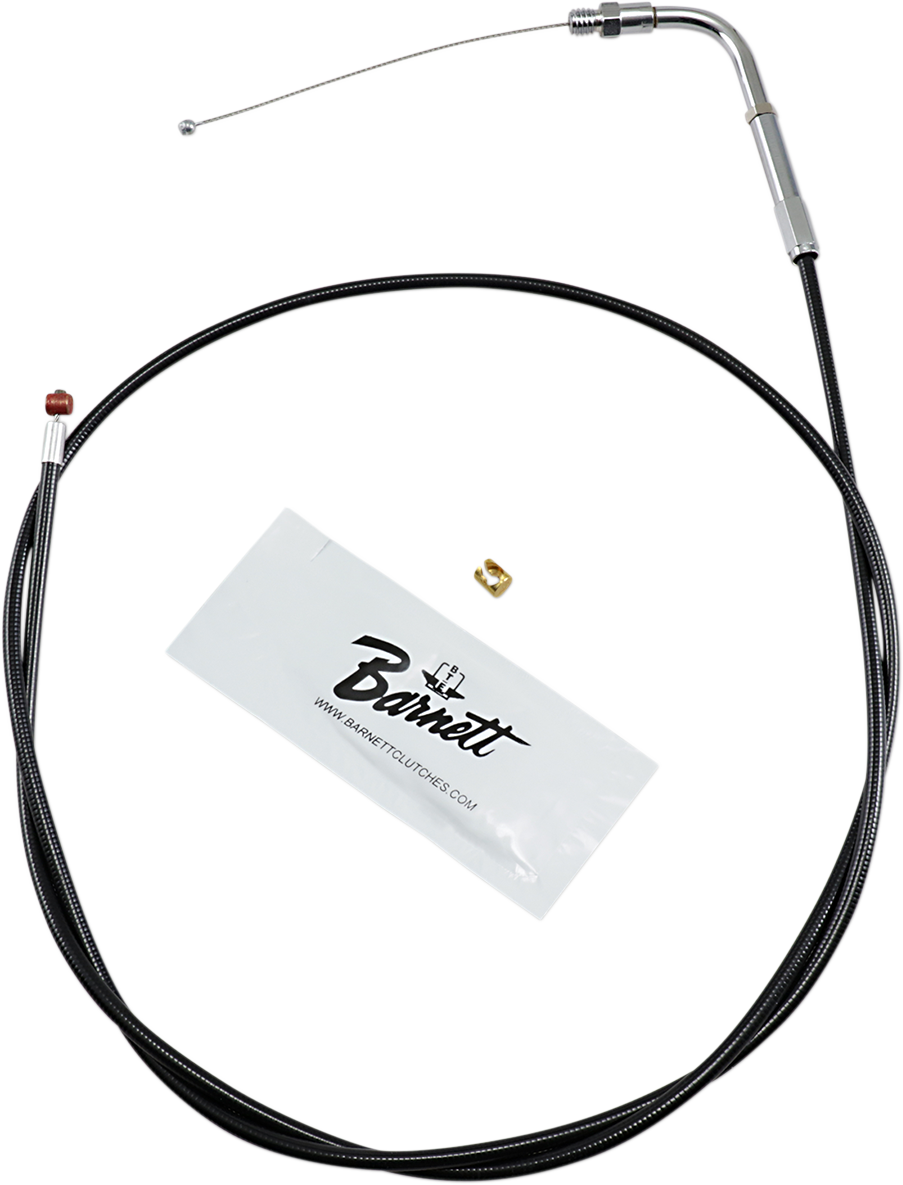 BARNETT Black Vinyl Throttle Cable - +6" Size - 48" Length 101-30-30008-06
