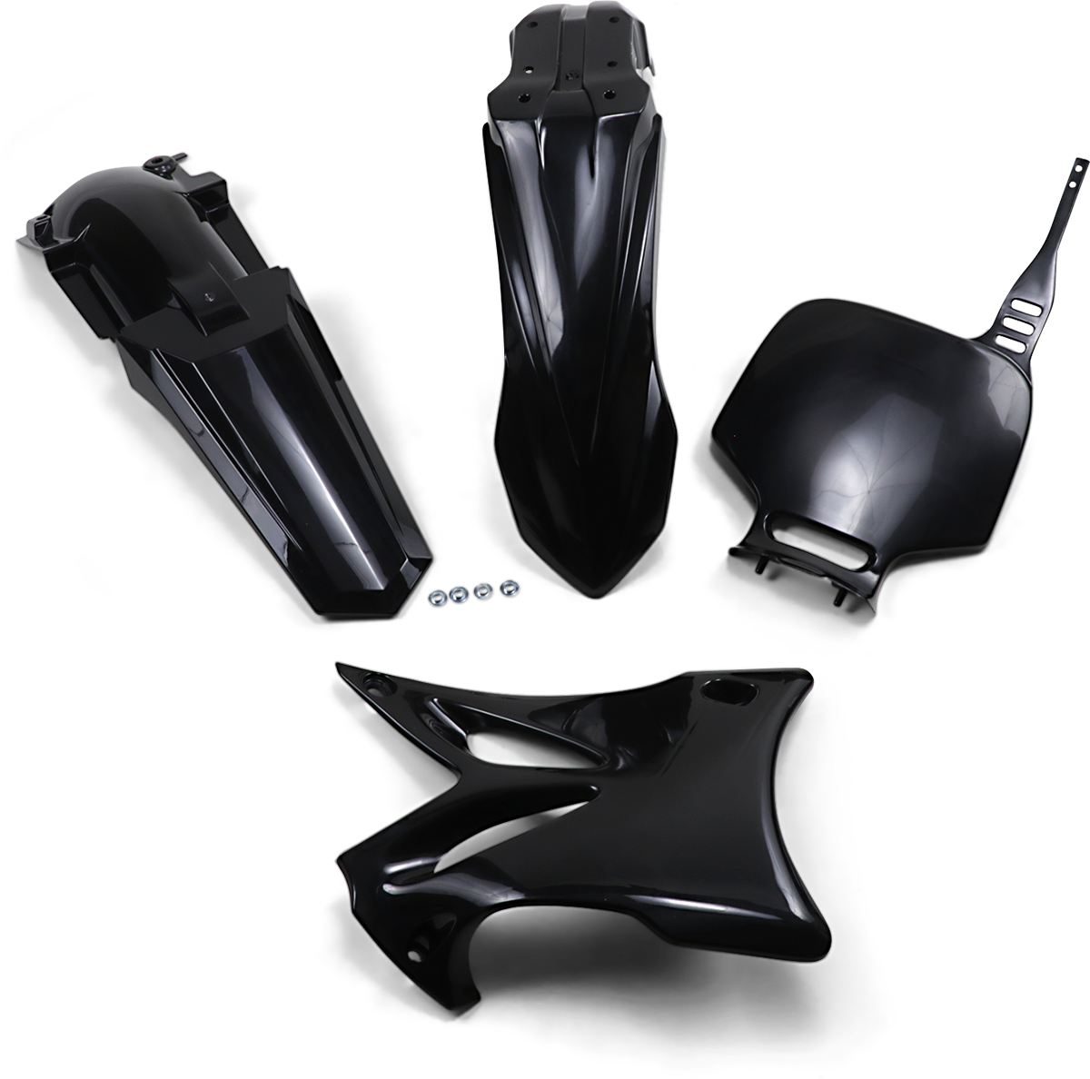 UFO Restyle Body Kit - Black - Yamaha - YZ '02-'14 YAKIT306K-001