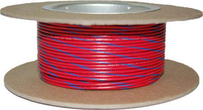 #18 Gauge Red/Blue Stripe 100' Spool Of Primary Wire