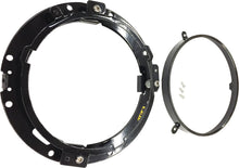 Adapter Ring And Wiring Harness Mounting Bracket Blk