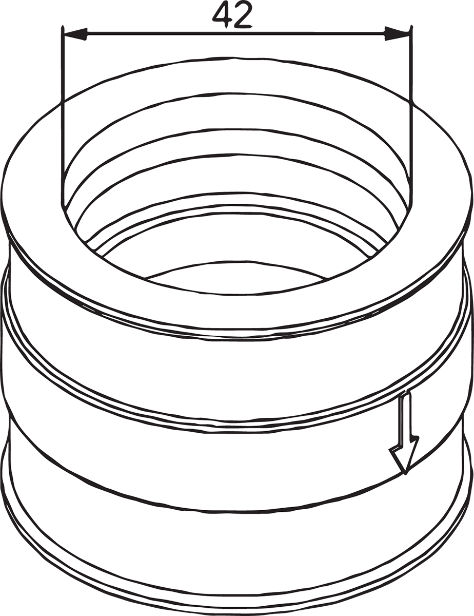 PARTS UNLIMITED Carburetor Mounting Flange - Moto-Ski/Ski-Doo 07-100-10